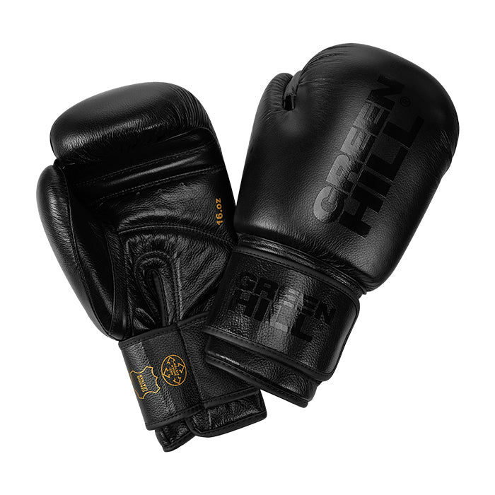 Green Hill Boxing Gloves Tiger Black/Black