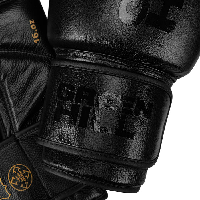 Green Hill Boxing Gloves Tiger Black/Black