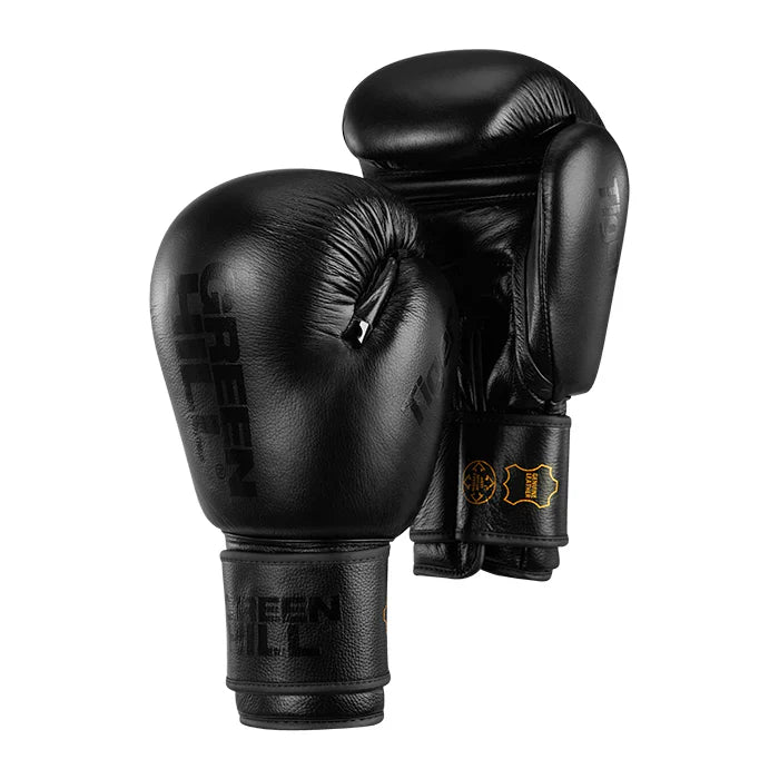 Green Hill Boxing Gloves Tiger Black/Black
