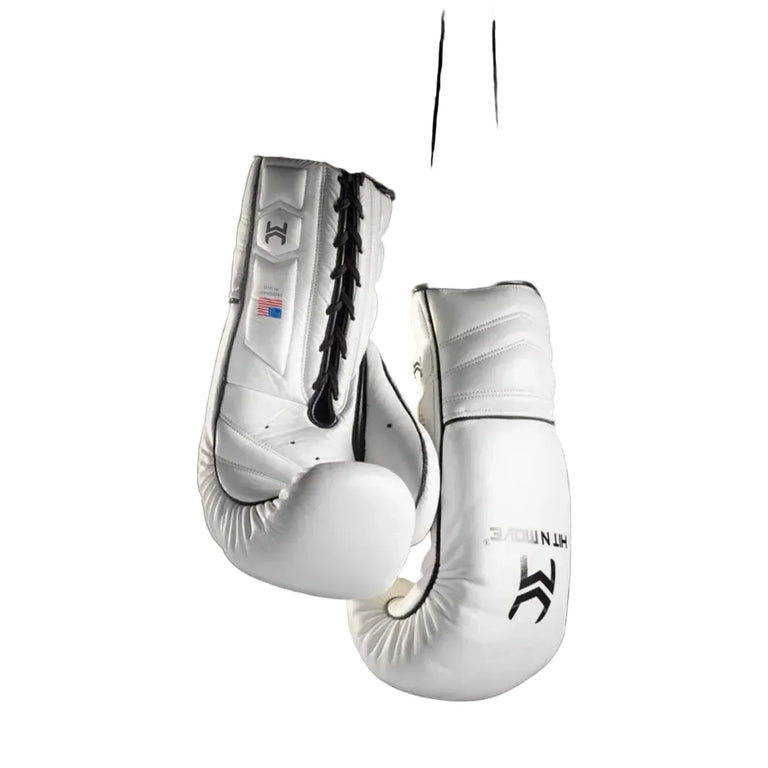 Hit N Move Boxing Gloves Vector White