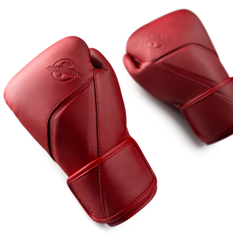 Hayabusa Boxing Gloves E1 Leather Canyon Red