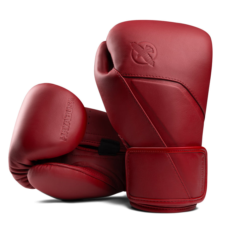Hayabusa Boxing Gloves E1 Leather Canyon Red