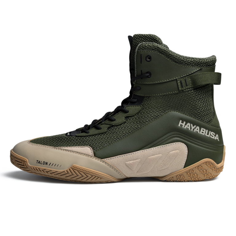 Hayabusa Boxing Shoes Talon Army/Tan