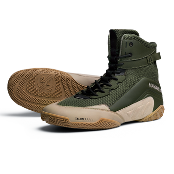 Hayabusa Boxing Shoes Talon Army/Tan