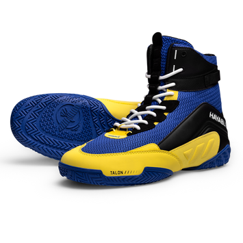 Hayabusa Boxing Shoes Talon Blue/Yellow