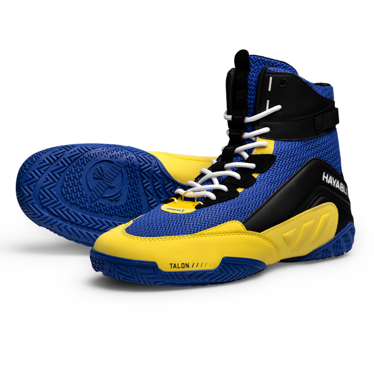 Hayabusa Boxing Shoes Talon Blue/Yellow