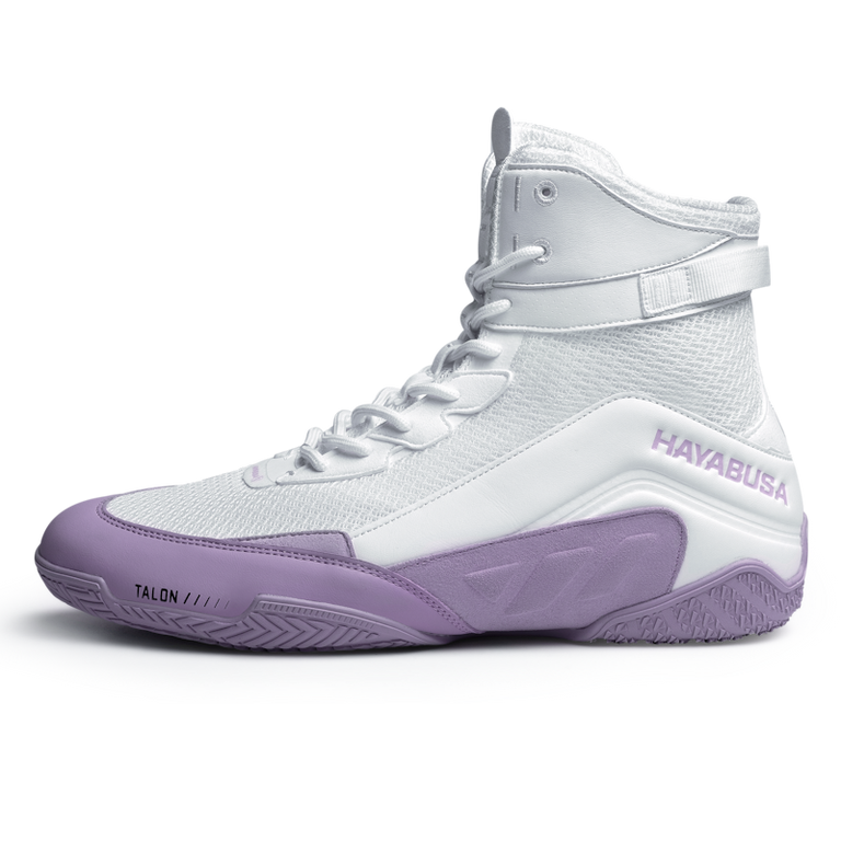 Hayabusa Boxing Shoes Talon White/Lavender