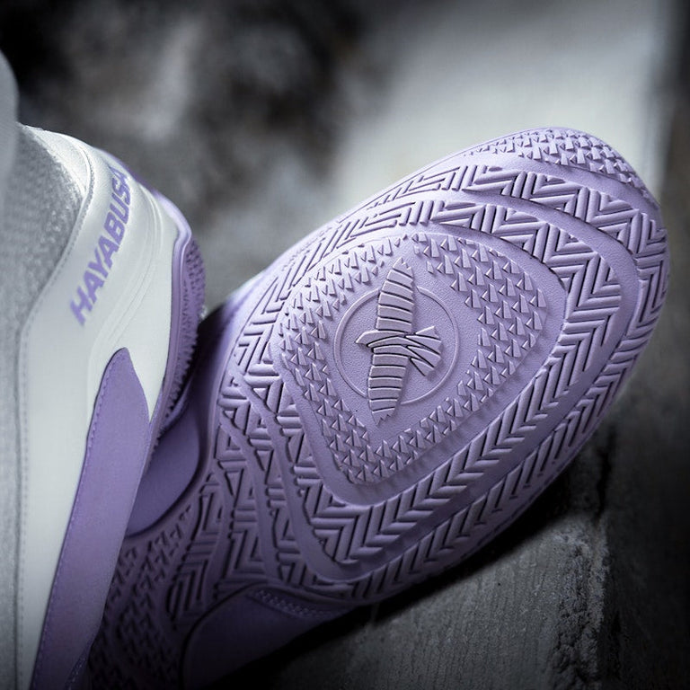Hayabusa Boxing Shoes Talon White/Lavender