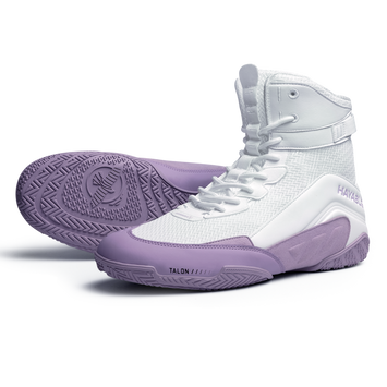 Hayabusa Boxing Shoes Talon White/Lavender