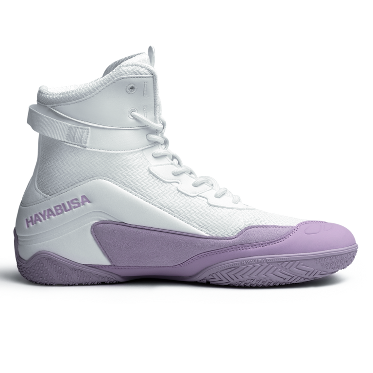 Hayabusa Boxing Shoes Talon White/Lavender