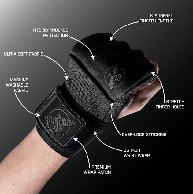 Hayabusa Inner Gloves DeLuxe Quick Black