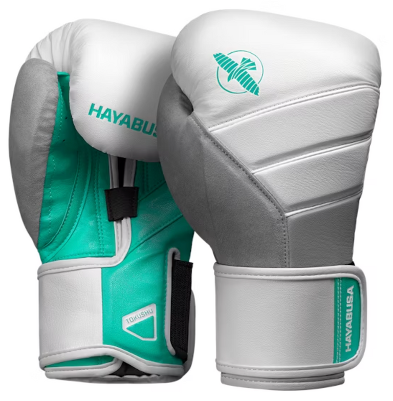 Hayabusa Boxing Gloves T3 White/Teal