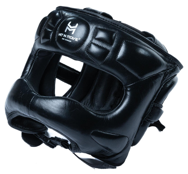 Hit N Move Headgear Face Saver Black