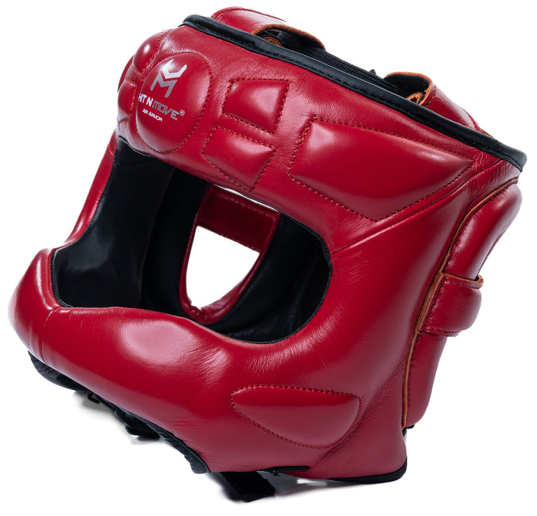 Hit N Move Head Guard Face Saver Red