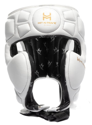 Hit N Move Head Guard Air Armor White/Gold