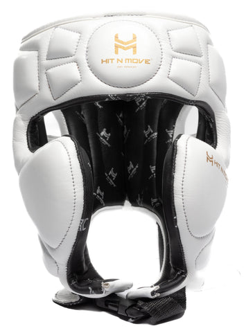 Hit N Move Head Guard Air Armor White/Gold