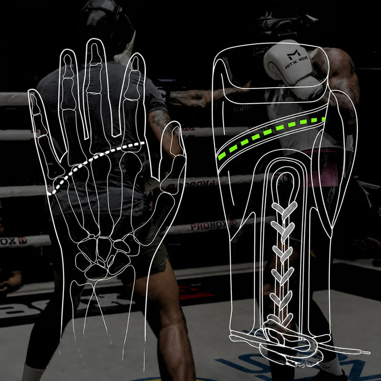 Hit N Move Boxing Gloves Vector Wine