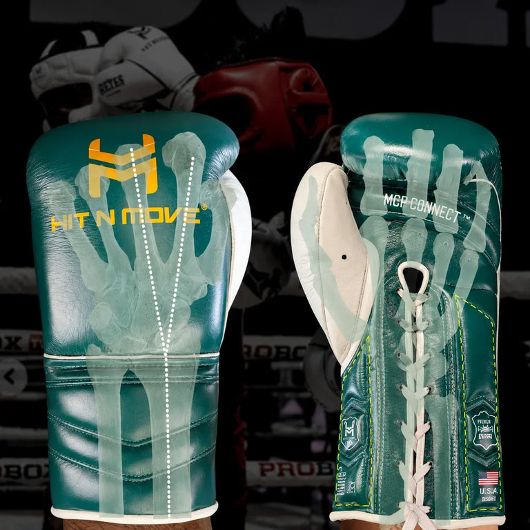 Hit N Move Boxing Gloves Vector Black