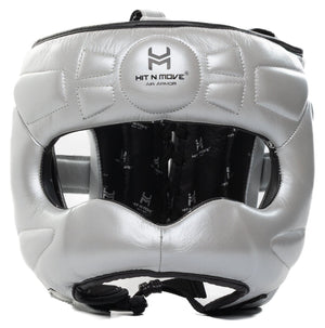 Hit N Move Headgear Face Saver Silver
