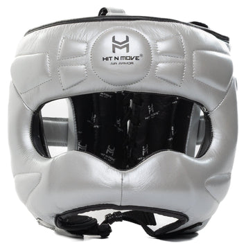 Hit N Move Headgear Face Saver Silver