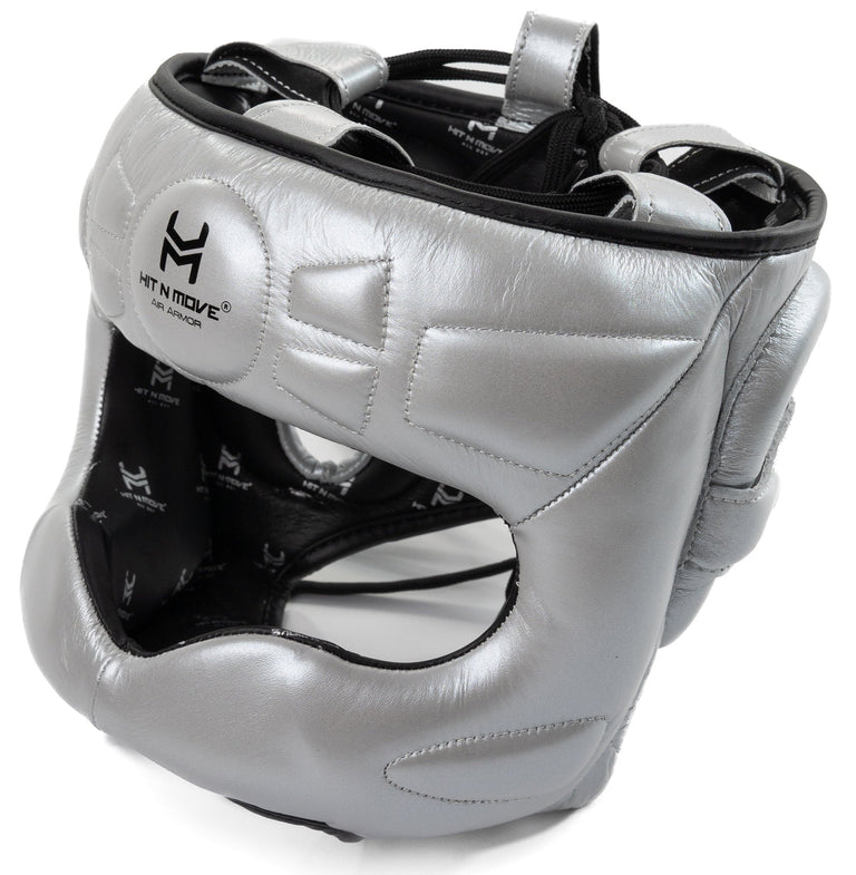 Hit N Move Headgear Face Saver Silver