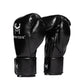 Hit N Move Boxing Gloves Horse Hair Lace Black
