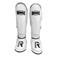 Rumble Shin guards Exclusive White-Black 2.0