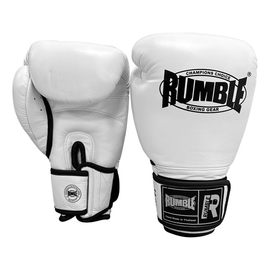 Rumble Boxing Gloves Exclusive White-Black 2.0