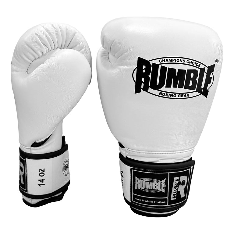 Rumble Boxing Gloves Exclusive White-Black 2.0