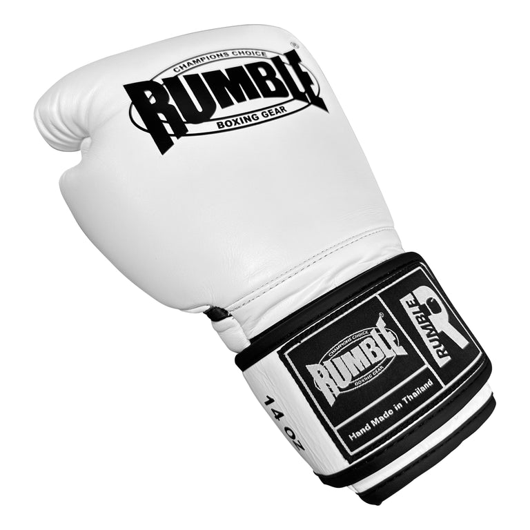 Rumble Boxing Gloves Exclusive White-Black 2.0