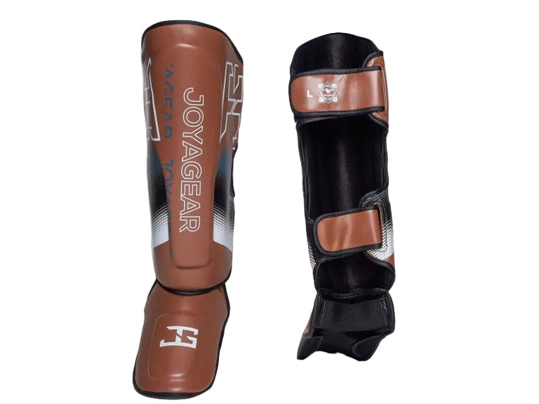 Joya Gear Shin guard Evolution Pro Brown/White