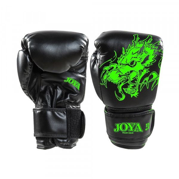 Joya Gear Boxing Gloves Dragon Neon Green