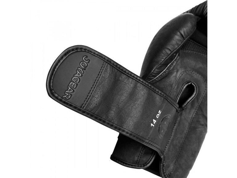 Joya Gear Boxing Gloves Fight Fast Leather Black