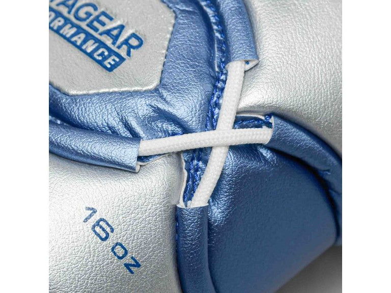 Joya Gear Boxing Gloves Performance V2 Laces Blue/Silver