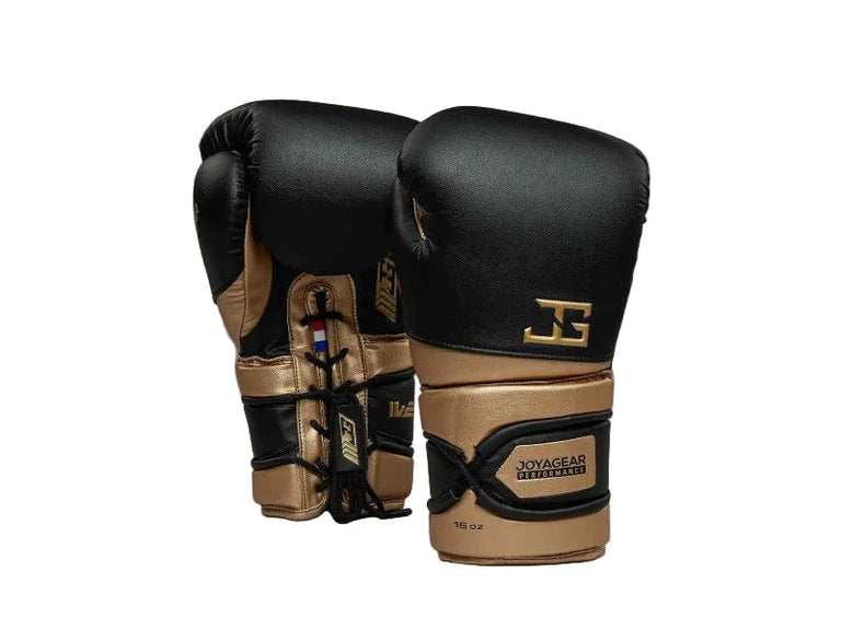 Joya Gear Boxing Gloves Performance V2 Laces Black/Gold