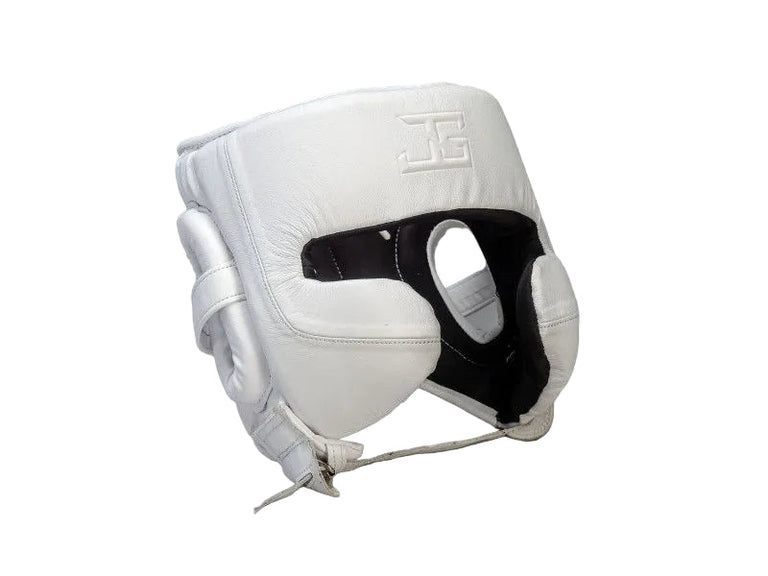 Joya Gear Head Guard Elite Performance 2.0 Leather White