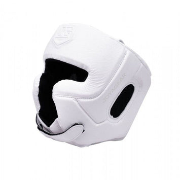 Joya Gear Headguard Elite Performance Leather White