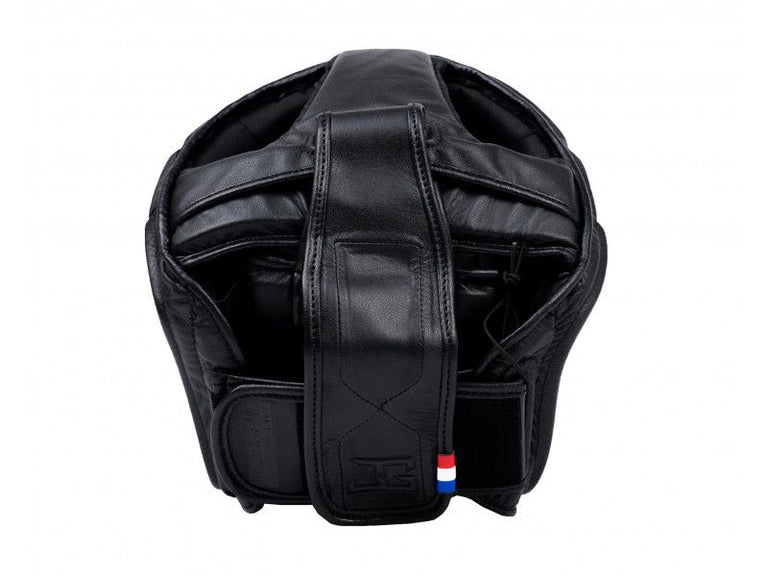 Joya Gear Head Guard Elite Performance Leather Black