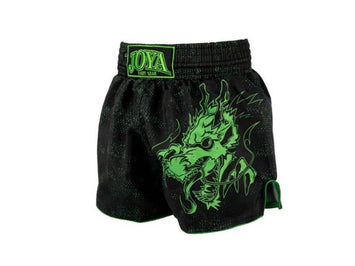 Joya Gear Kickboxing Shorts Dragon Neon Green