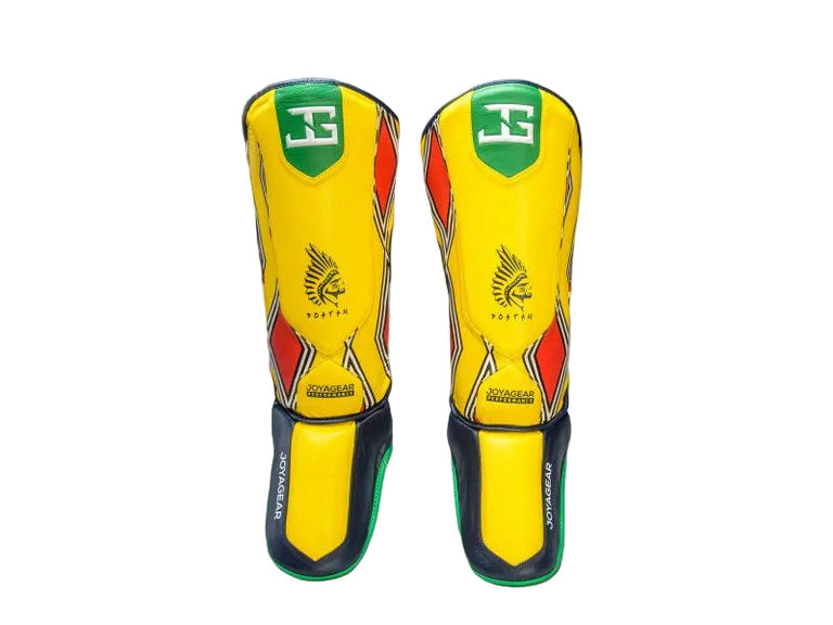 Joya Gear X Poatan Shin Guards Performance Tribal