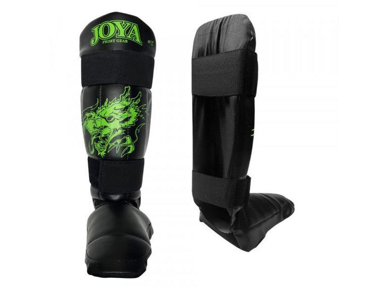 Joya Gear Shin Guard Dragon Neon Green