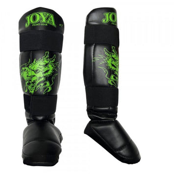 Joya Gear Shin Guard Dragon Neon Green