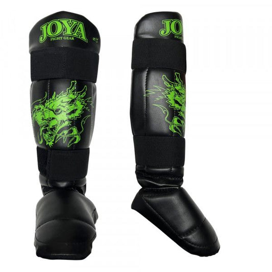 Joya Gear Shin Guard Dragon Neon Green
