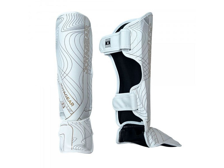 Joya Gear Shin Guards Essential White/Gold