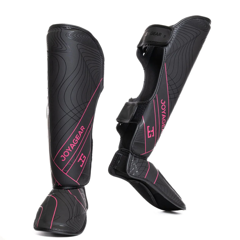 Joya Gear Shin guards Essential Black/Pink