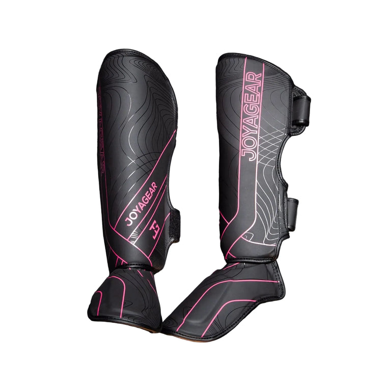 Joya Gear Shin guards Essential Black/Pink