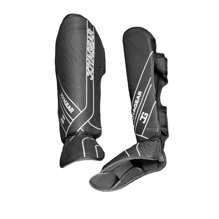 Joya Gear Shin Guards Essential Black/White