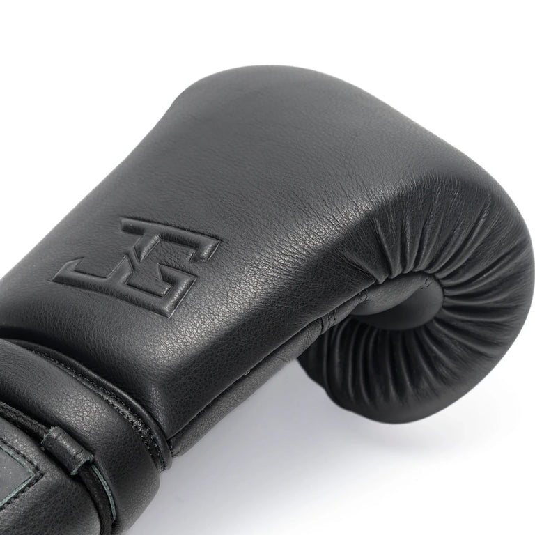 Joya Gear Boxing Gloves Elite Performance Laces Leather Black