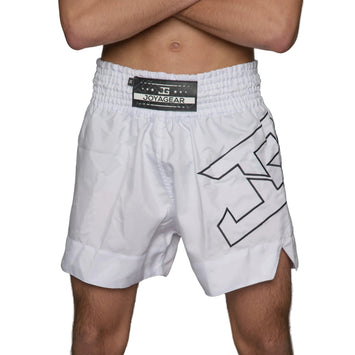 Joya Gear Strike Kickboxing Shorts White/Black