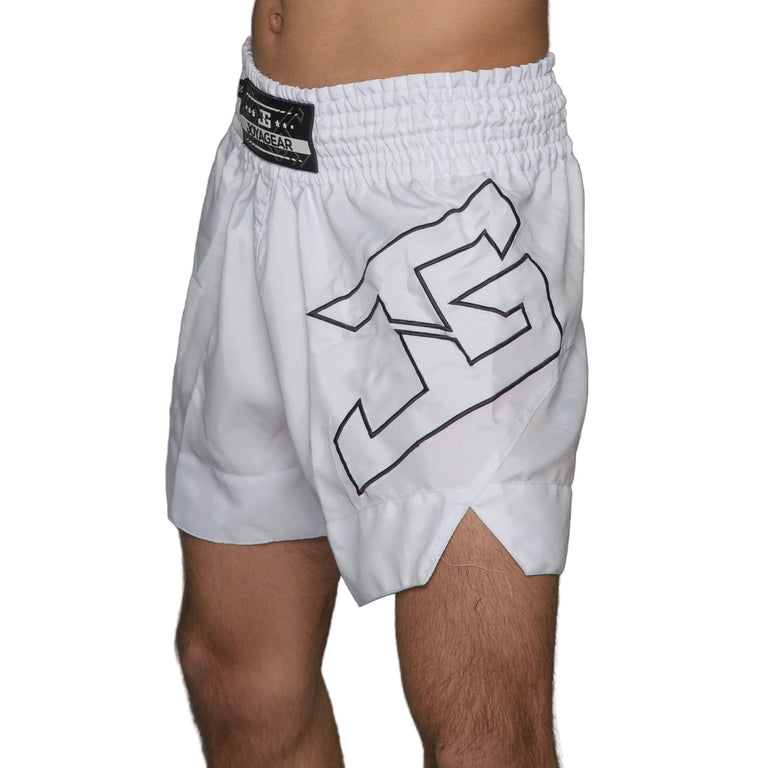 Joya Gear Strike Kickboxing Shorts White/Black